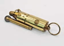Vintage Camel Trench Lighter WWII Style Brass with Keyring