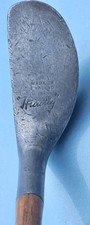 Vintage Huntly Thumb Groove Hickory Wood Shaft Golf Putter Patent 1920 - England