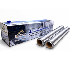 Reusable Aluminum Foil Dispenser w/ Cutter + ...