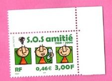 FRANCE - 2000 - YT3356**MNH - CDF - SOS - AMITIE - COTE 2€