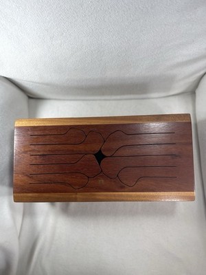 Hardwood Music Co 9-key  Geo bones  Tongue Drum Padauk Walnut Michael Thiele  