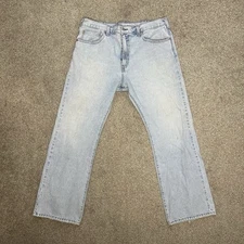 Levi's 517 Jeans Men's 38x30 Light Wash Blue Denim Bootcut Western Casual