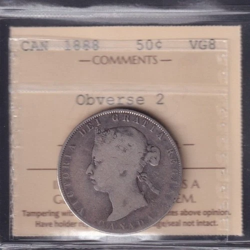 1888 Canada 50 Cents — photo from another recent sale