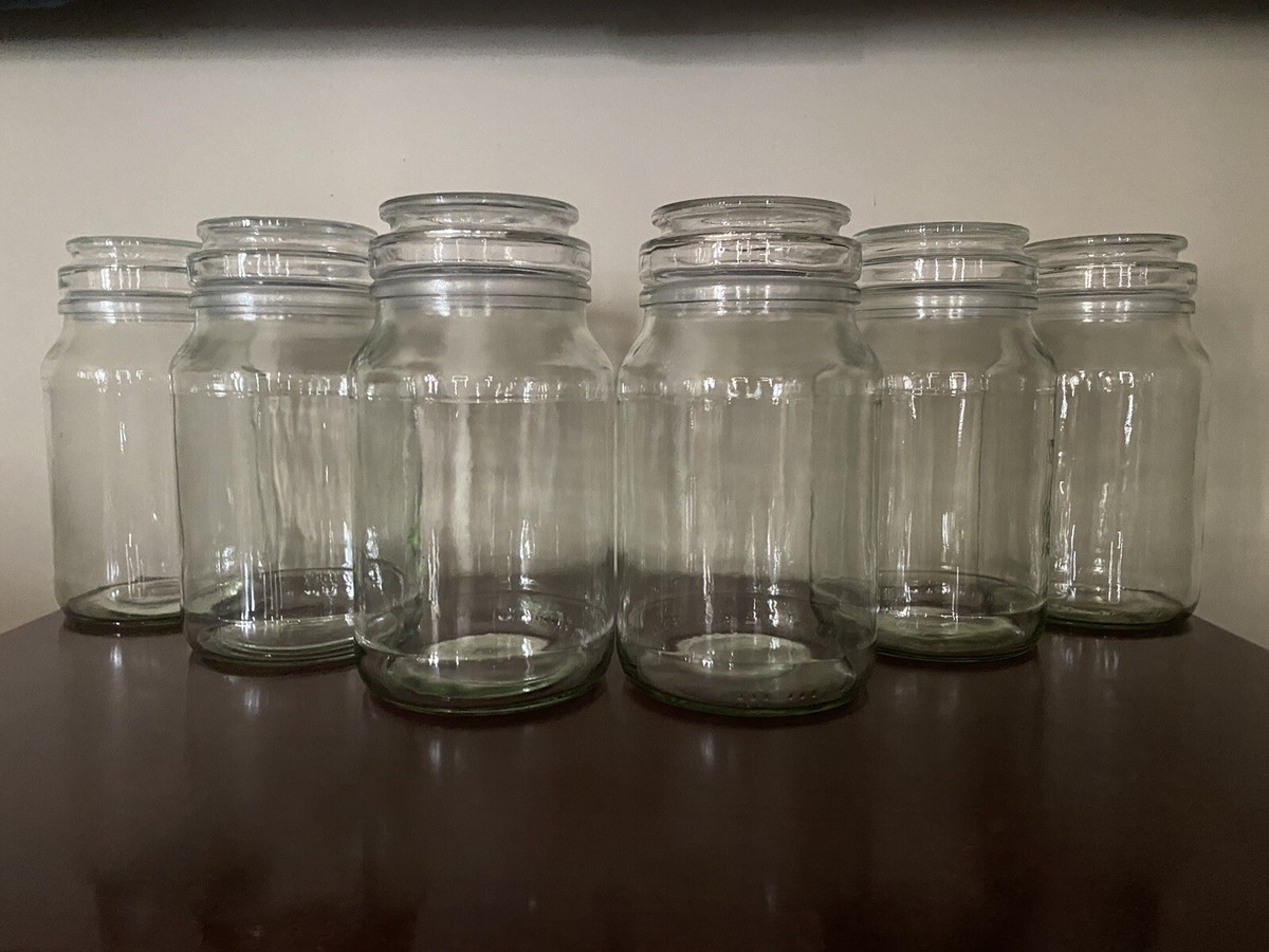 Washed MOCCONA JARS Empty 400g coffee size, Extra Large SUNBURY