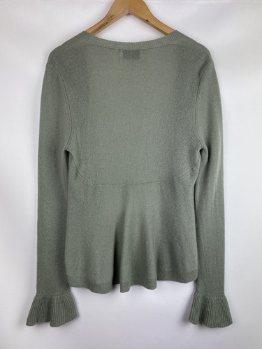 Allude ladies open front cashmere cardigan sweater size M - Picture 9 of 18