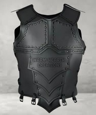 Viking Knight Leather Breastplate  Medieval Leather Body Armor for LARP, SCA 