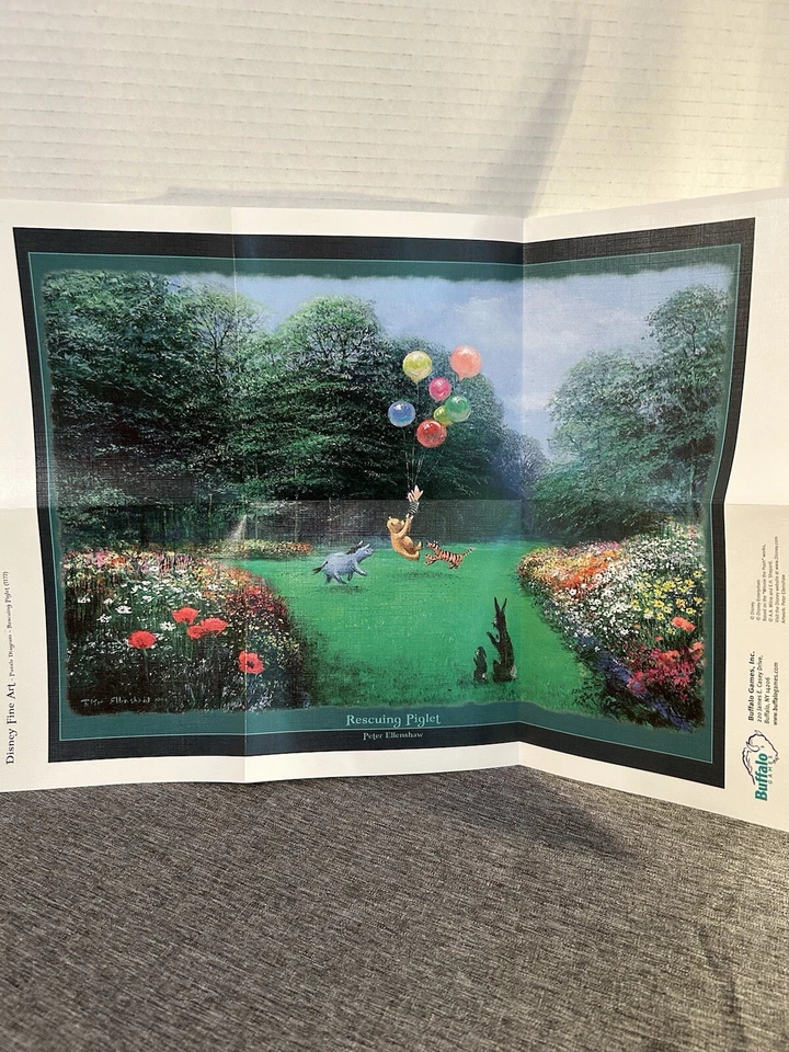 Disney Puzzle Rescuing Piglet Fine Art By Peter Ellenshaw - Image 3 of 4