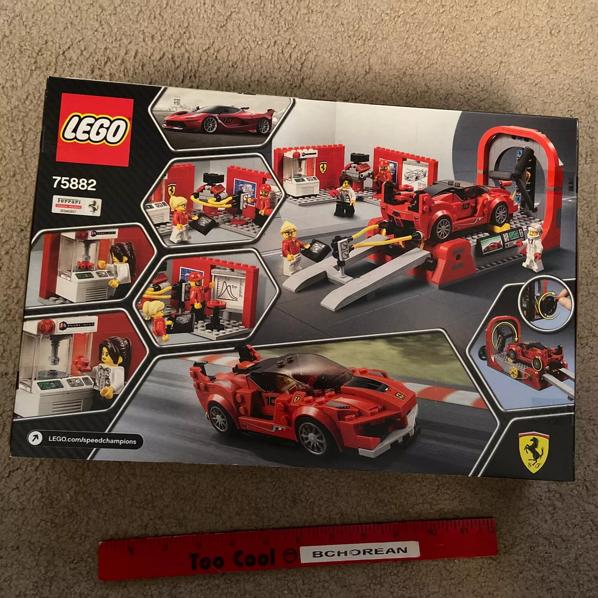 Lego speed champions ferrari fxx k & development 75882 hot sale