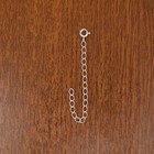 Genuine 925 Sterling Silver 3" CHAIN EXTENDER 7.5cm Necklace Bracelet Extension