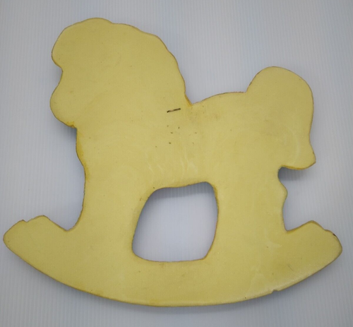 Vintage Patchwork Rocking Horse Hanging 1985 Wall Decor Foam Frankie’s Designs - Photo 12/12