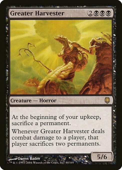 Greater Harvester Darksteel MtG LP