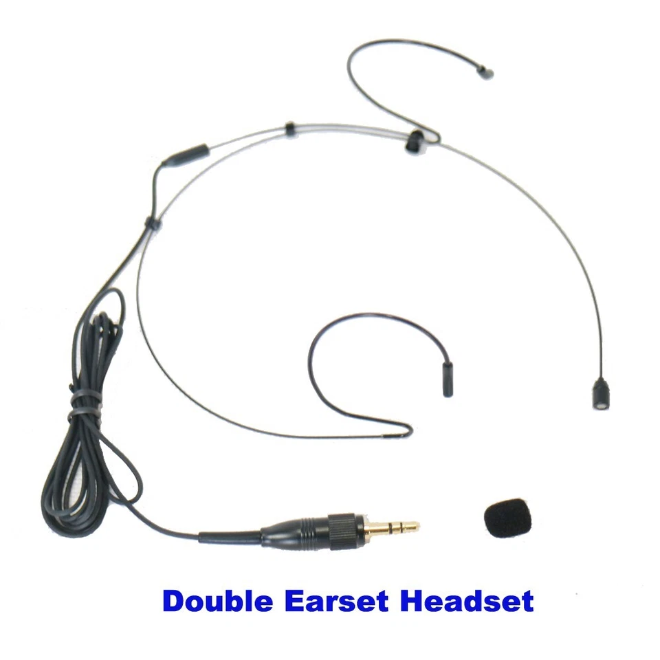 Noise Canceling Headset Microphone For Sony UWP UTX V1 D11 D21 B40 BeltPack Ears - Image 2 of 4