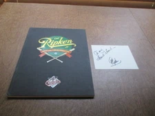 1995 Cal Ripken Jr. Official Commemorative Book Orioles + signature 