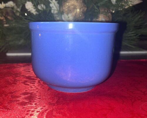 Pier 1 Imports Succulent Planter Blue Stoneware Minimalistic Simple Plant Dish - Picture 1 of 15