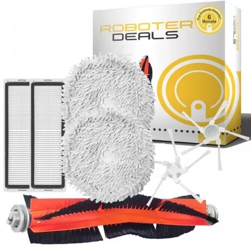 Zubehör Set, Ersatzteile Kit für Dreame W10 u. W10 Pro (Pads, Filter, Bürsten)
