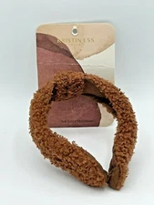 Kristin ESS Hair the Cozy Headband Brown  100% Polyester Free shipping