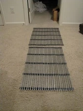 Forty Pieces O Scale Gauge, Black Ties, Tubular 30-inch Straight Track.