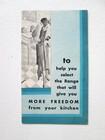 Pa Power & Light Co How to Select Electric Range Westinghouse 1930s Catalogue