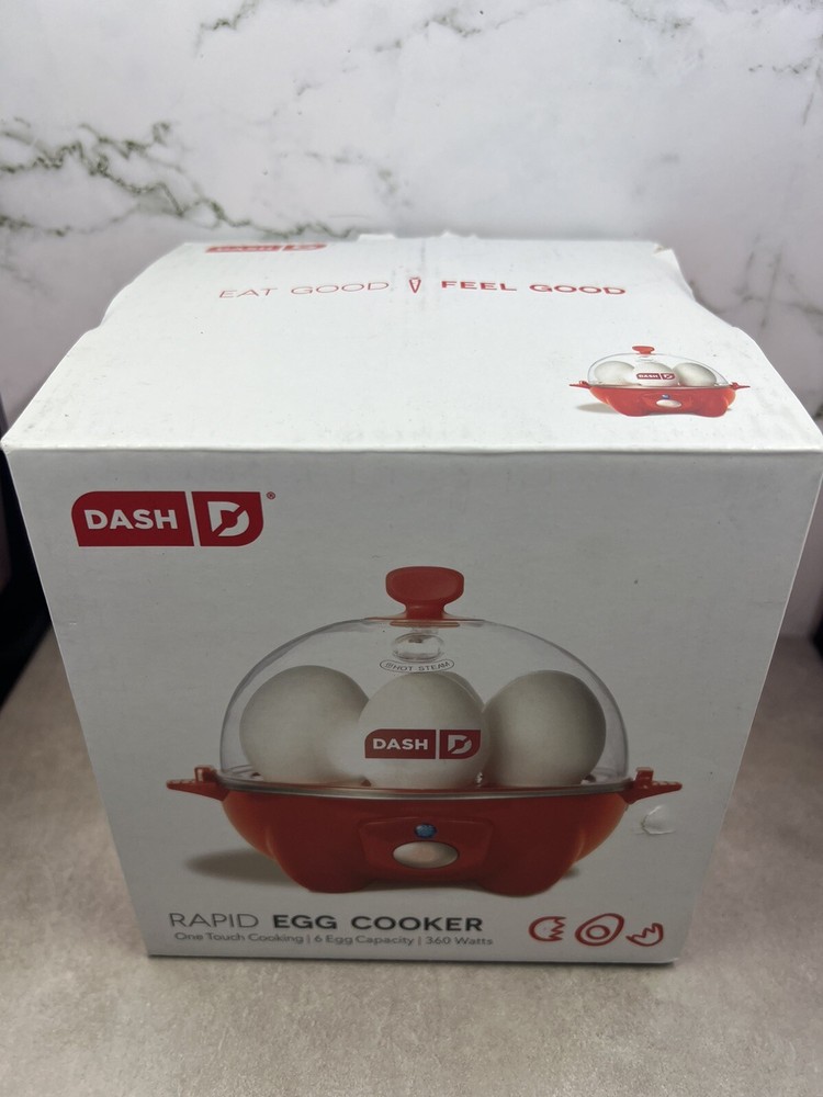 DASH Rapid Electric Egg Cooker for 6 Eggs Compact BB2 Model