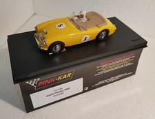 Slot Car Pink Kar CV048 Austin Healey 3000 5 Yellow