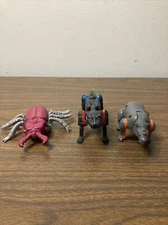 Beast Wars Transformers Mcdonalds Toys Lot Of 3 1996 1997 Beetle Panther Rhinox