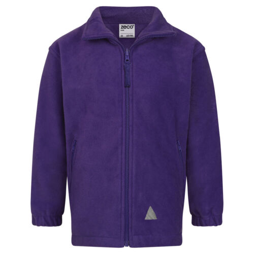Zeco Kids Child School Uniform Plain Polar Fleece Zip Jacket (3yrs-Adult XL) - Picture 16 of 16