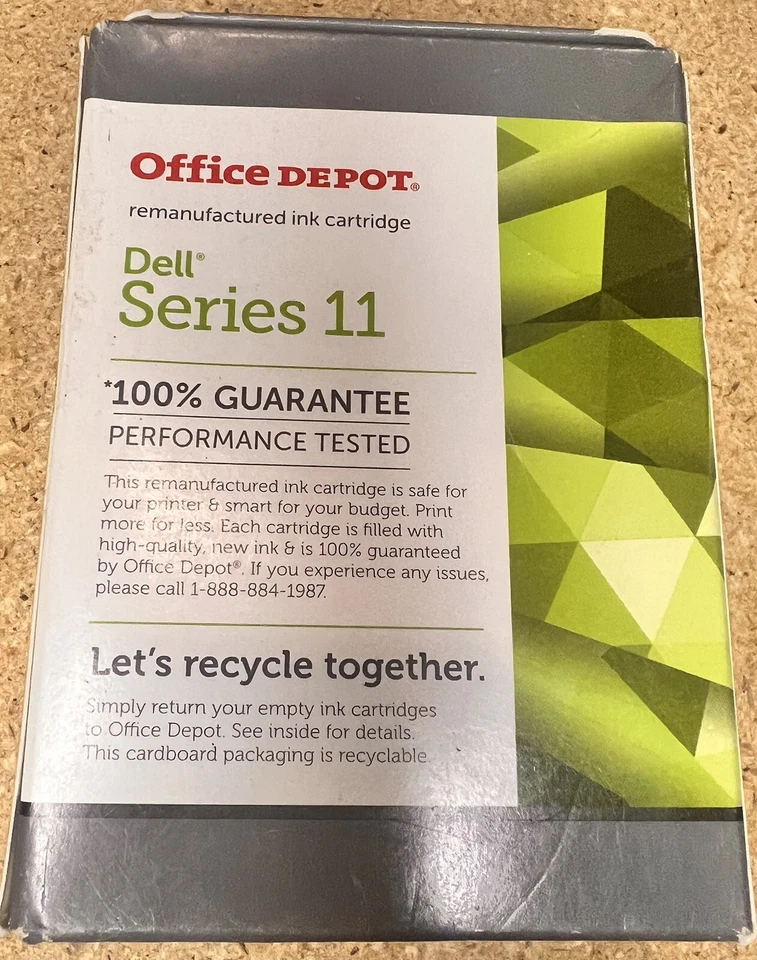 Office Depot Ink Cartridge Dell Series 11~Black~ 819-996 - Image 3 of 4