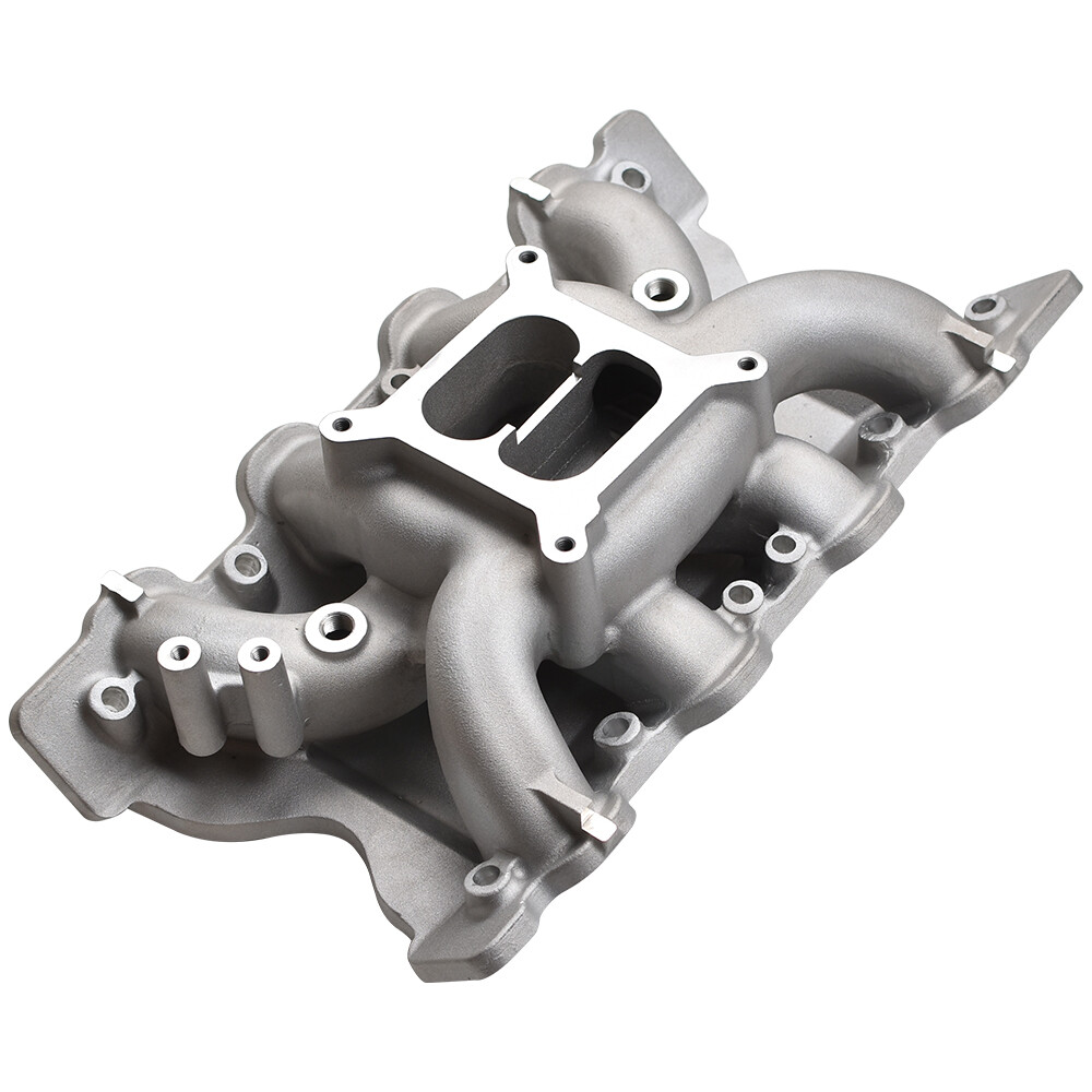 High-Performance Aluminum Square Bore Intake Manifold RPM Dual Plane for Ford 351C 5.8L Engines