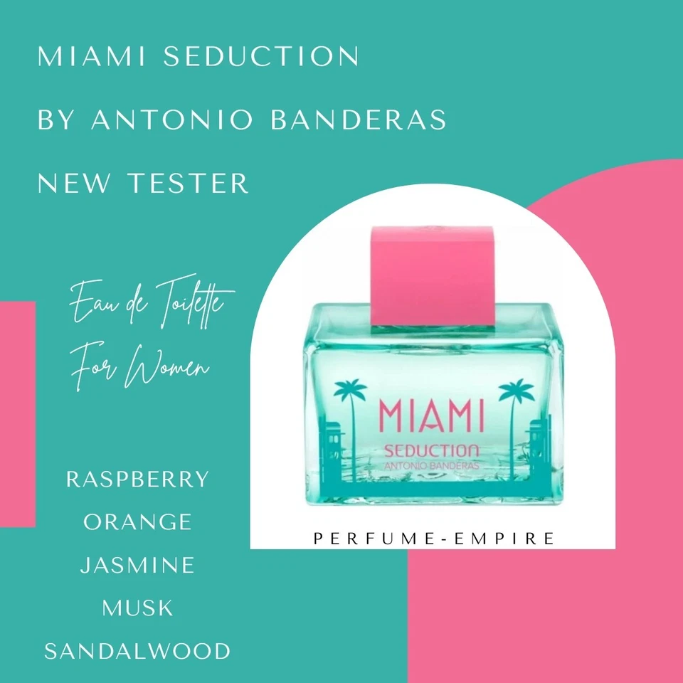 Miami Seduction by Antonio Banderas for women EDT 2.7 oz New Tester - Imagem 2 de 2