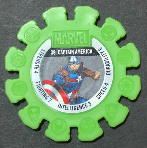 Woolworths Marvel Hero Disc Captain America #39