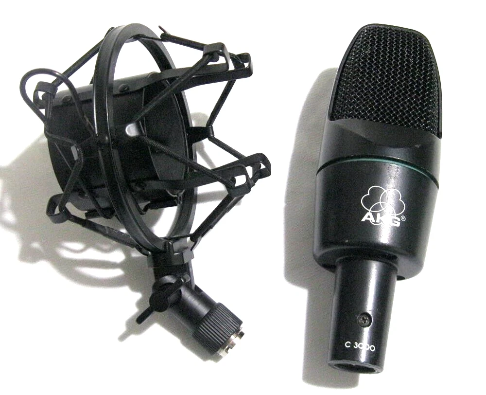 AKG C3000 Large Diaphragm Condenser Microphone 1st Gen Black w 