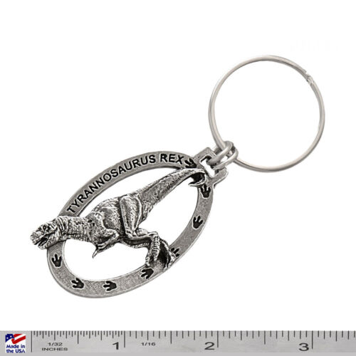 T-Rex Ganzkörper Schlüsselanhänger, A180KC, 2 Zoll, Dinosaurier, prähistorisch, Geschenk, Metall - Bild 2 von 8