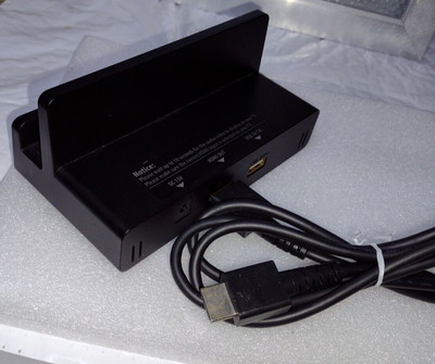 Rocketfish RF-NSDKHU TV Dock 4 Nintendo Switch HDMI UNTESTED for Parts or Repair