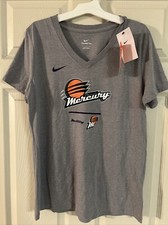 Nike Women's WNBA Phoenix Mercury T-Shirt Gray Large New With Tag's.