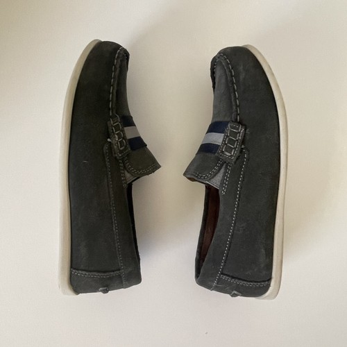 Florsheim Kinder Schuhe Jungen 2 Jasper Strap Jr grau Wildleder Halbschuh formell - Bild 6 von 9