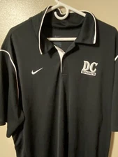 Nike DC Sports 2xl Black Dri-fit Polo Golf