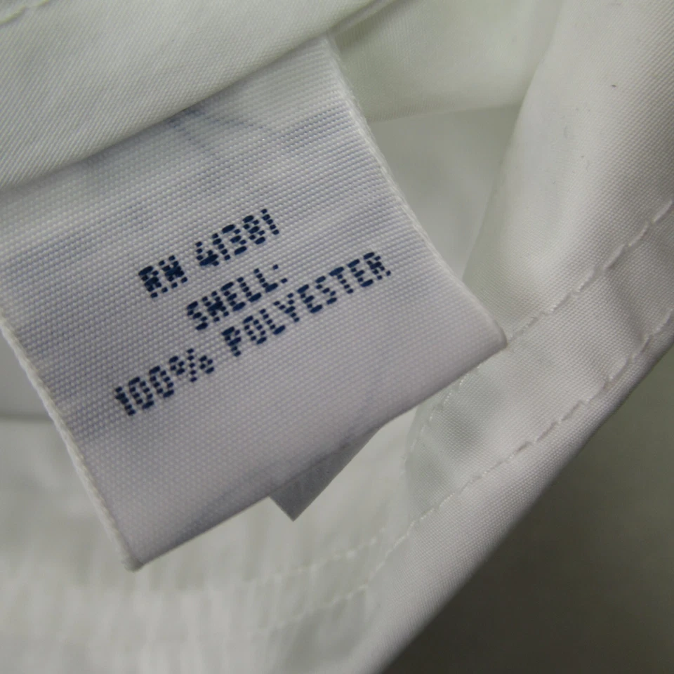 Polo Ralph Lauren Jacket Womens Medium Long Sleeve Zip Lightweight White - Image 4 of 4