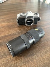 Vintage YASHICA FR Film Camera With HOYA 58 Lenses UNTESTED