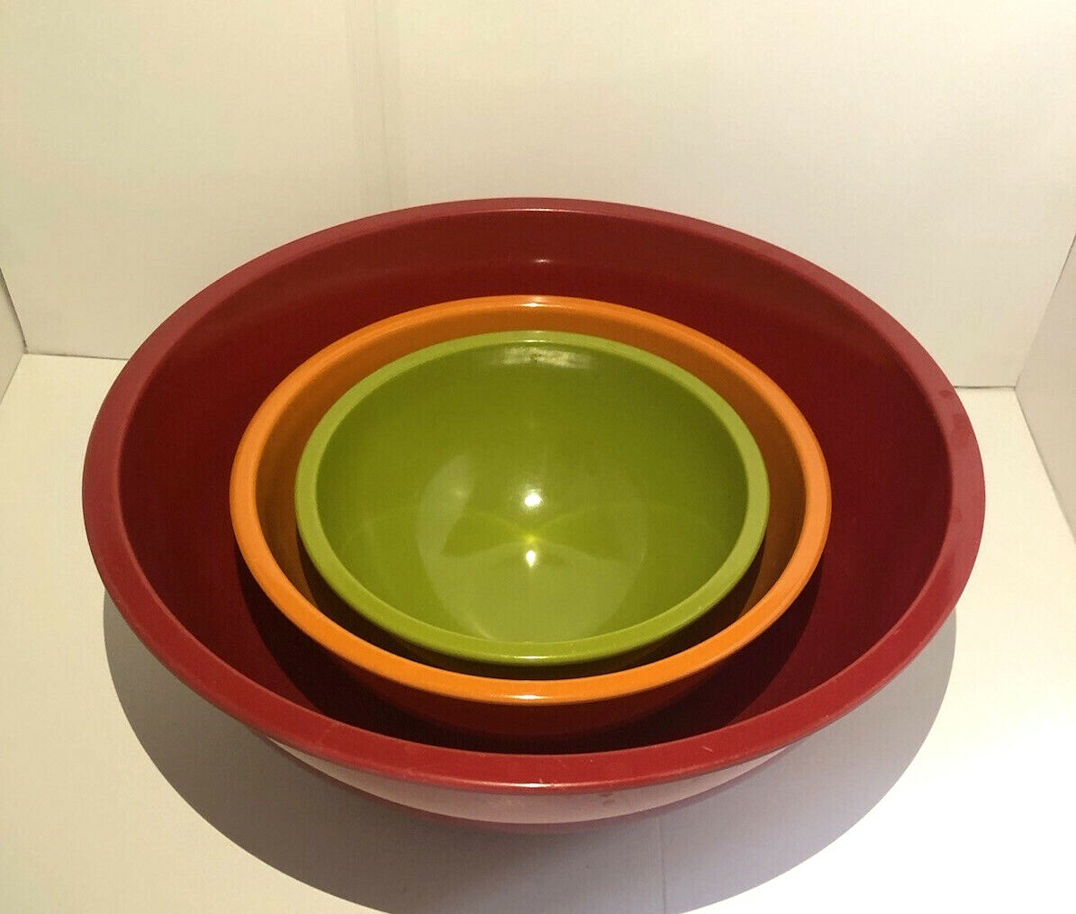 COOKS JCPenney Stacking Mixing Bowl Set 3 Bowls eBay