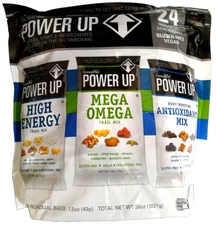 Power Up Trail Mix Variety Pack 24 Ct 36 Oz (1021 g) by GourmetNut  EXP 12/2026