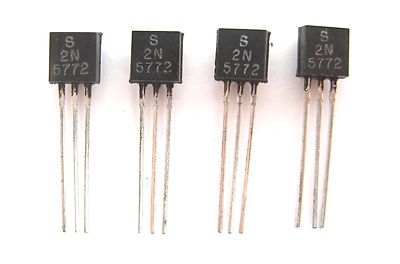 2N5772 NPN Transistors: High Frequency Amplifier: Hard to Find Device: 4/Lot