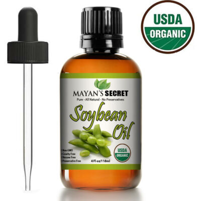 SOYBEAN OIL USDA  CERTIFIED ORGANIC  COLD PRESSED PURE 100%  FREE SHIPPING!!!