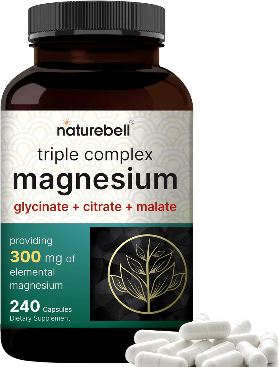 Glicinato, Malato Y Citrato De Magnesio Quelado Premium (500 Mg 