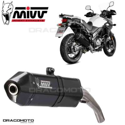 Komplettsystem Suzuki DL V-STROM 650 2019 2020 MIVV Speed Edge schwarz