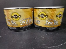 2 Pack Trewax Paste Wax with Carnauba Wax, Clear, 12.35-Ounce, Hardwood Floors