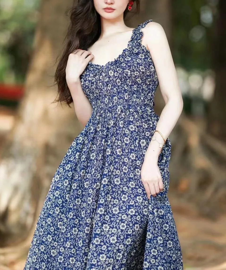 Simple a line frock cheap