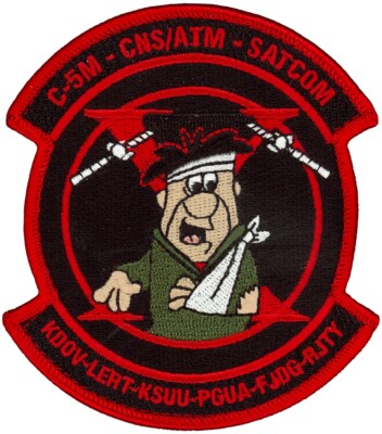 USAF 418th FLIGHT TEST SQUADRON   C-5M SUPER GALAXY   SATELLITE COMMS PATCH