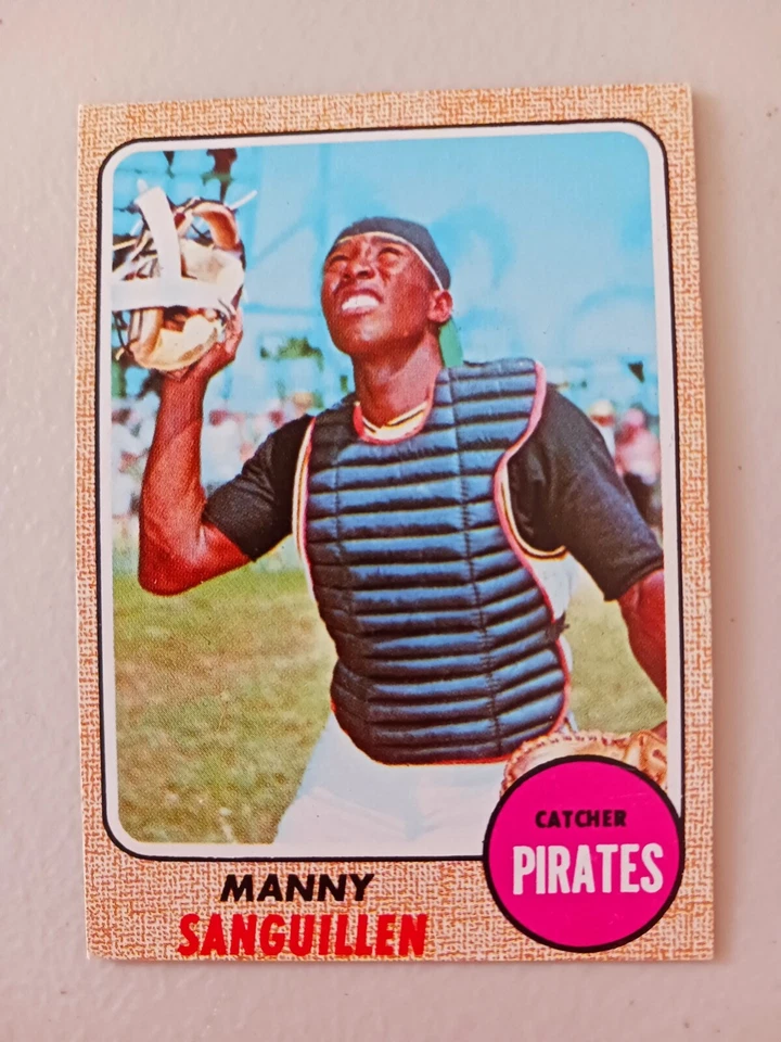 Lote de 9 1968 Topps Pittsburgh Piratas béisbol vintage. MATTY ALOU, GENE ALLEY Foto 2 de 4