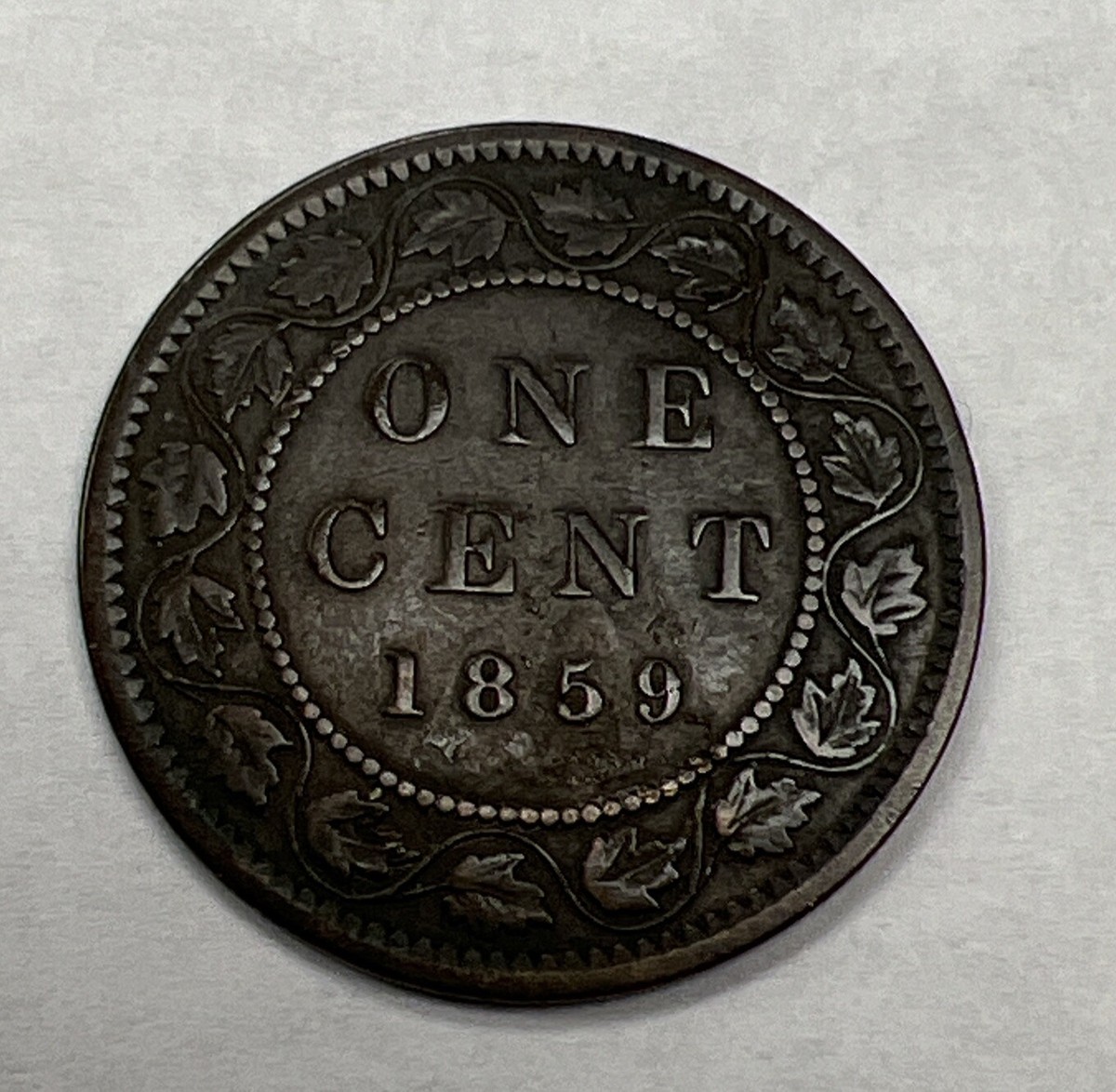 1859 🇨🇦Canada Victoria Dei Gratia Regina Large 1 Cent Coin | eBay