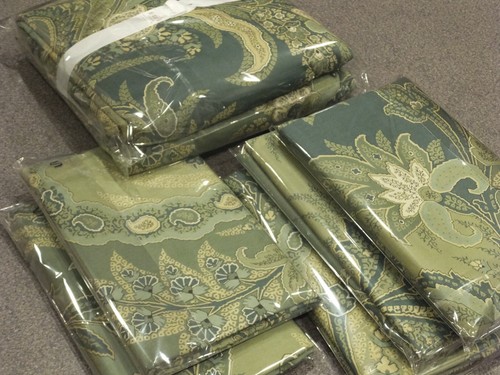 NEW OTHER RARE 6PC Pottery Barn Madeleine Queen Duvet Set SPRING SUMMER